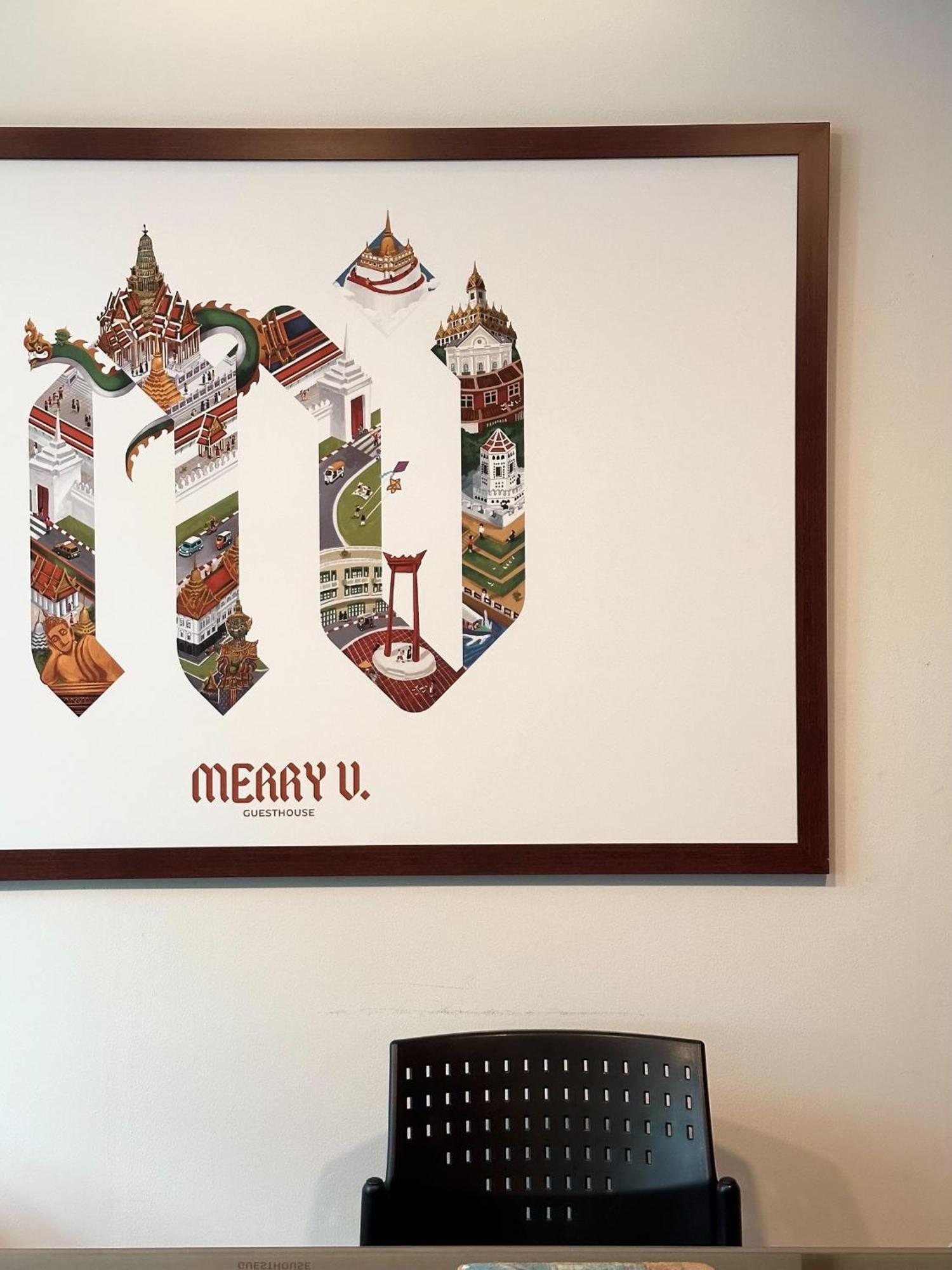 Merry V Guesthouse Bangkok Exterior photo